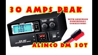 Review of Alinco DM 30T Power Supply 30 amps for Ham Radio
