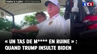 « Un tas de m**** en ruine »  quand Donald Trump insulte Joe Biden