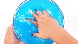 【DIY】巨大パキパキたぷたぷスライムの作り方【slime ASMR】