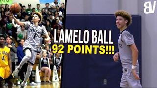 The Full Game LaMelo Ball Scored 92 Chino Hills DESTROYS Los Osos AGAIN FULL HIGHLIGHTS