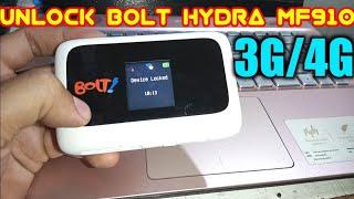 Cara Unlock Modem Bolt Hydra MF910 - 4G LTE