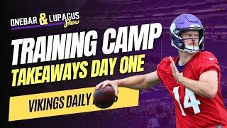 Key Takeaways from Vikings Training Camp Day 1