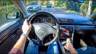 2003 Audi A4 B6 1.9 TDI PD 131HP 0-100 POV Test Drive #1359 Joe Black