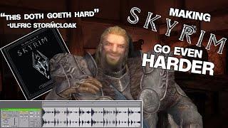 making the skyrim theme song go EVEN HARDER