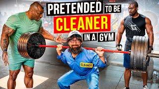 Elite Powerlifter Pretended to be a CLEANER #22  Anatoly GYM PRANK