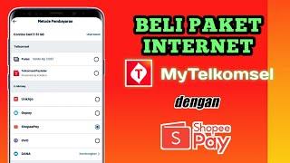 Cara beli paket kuota di aplikasi MyTelkomsel pakai ShopeePay terbaru