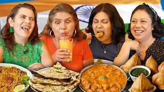 Mexican Moms Try Indian Food