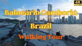 Balneário Camboriú Walking Tour Santa Catarina Brazil  - 4K January 2024 #walkingtour #brazil