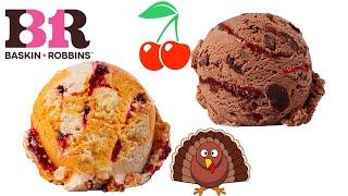 Baskin-Robbins Chocolate Cherry Bark & Turkey Day Fixin’s Ice Cream Review