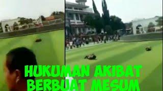 ASTAGA Berbuat Mesum Dua Pelajar Dihukum di Alun-alun