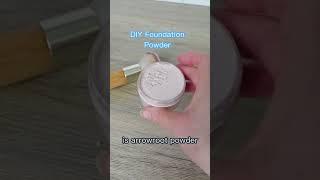 DIY Foundation powder #diy #zerowastemakeup