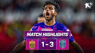 Match Highlights  Hyderabad FC 1-3 Kerala Blasters FC  MW 22  ISL 2023-24