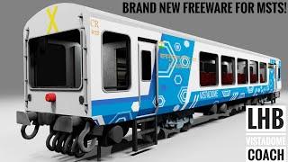 Brand New Freeware LHB Vistadome Coach for MSTSOR  Realistic Model and Textures  TRG2021