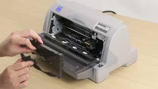 リボンカートリッジの交換 VP-930シリーズ  Replacing the Ribbon Cartridge LQ-630 Series