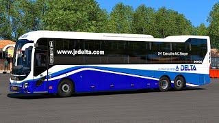  Delta Volvo 9600s  Bus In Indian Road  Euro Truck Simulator 2 Live #gamingvideos #gaming