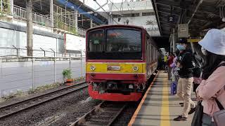 Naik Commuter Line Indonesia  KRL   RAWA BUNTU-TANAH ABANG-KAMPUNG BANDAN-JAKARTA KOTA