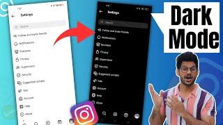 Instagram Theme Change Kaise Kare  How To Enable Dark Mode On Instagram  Instagram Dark Mode