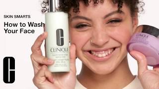 How to Wash Your Face Double Cleansing  Skin Smarts  Clinique