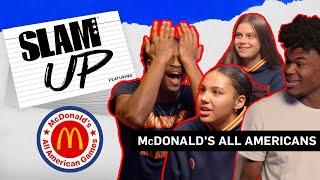 2022 McDonalds All Americans HILARIOUS SLAM Up Pt 1  Presented by McDonalds All American Games