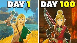 I Played 100 Days of Zelda Tears of the Kingdom