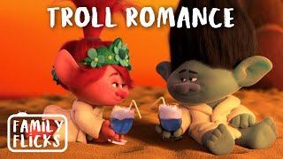 Queen Poppy and Branch Fall in Love  Trolls World Tour  Family Flicks