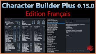 Neverwinter Character Builder Plus v0.15.0 release Languages