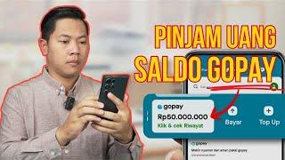 TANPA KTP CARA PINJAM UANG LANGSUNG CAIR KE SALDO GOPAY  TANPA REKENING BANK