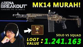 MK14 SETTINGAN MURAH TAPI TETAP DEWA BISA SOLO VS SQUAD & UNTUNG 12 JUTA+ LOOT - Arena Breakout