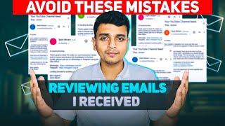 Dont Do These Mistakes in Your Cold Emails Reviewing the Emails I receive by Prateek Tiwari