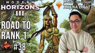 7 Spell Lands And A Dream  Mythic 38  Road To Rank 1  Modern Horizons 3 Draft  MTG Arena