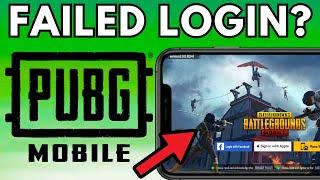 How to Fix PUBG Failed to Login Please Try Again on iPhone  PUBG Mobile