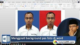 How to change the background of a photo with microsoft word