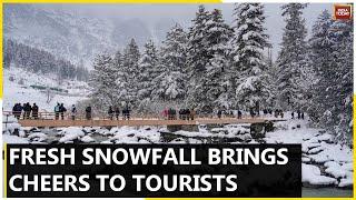 Snowfall Finally Returns To Kashmir Valley After Prolonged Dry Spell  India Today News