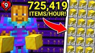 من سریعترین مزرعه طلا را در Minecraft طراحی و ساختم