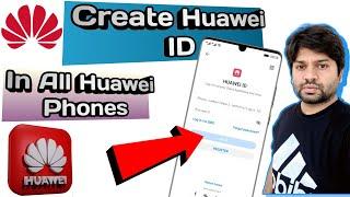 How To Create Huawei Id  Create Huawei Id With All Android And Huawei Phones  Za Mobile Tech