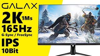 GALAX 2K  10bit  1ms 165Hz  G-Sync Oyuncu Monitörü İncelemesi