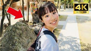 A cute Japanese girl Yuka-chan guided me around Asakusa Sumida area by rickshaw   @yutin_jp ​