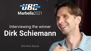 Interviewing UBC Marbella 2021 Winner Dirk Schiemann