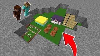 KİMSENİN BİLMEDİĞİ GİZLİ YER ALTI ŞEHRİ -  - Minecraft