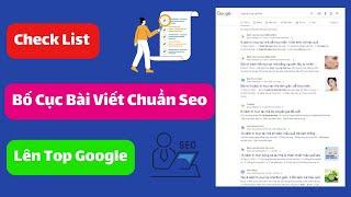 Kỹ thuật Viết Bài với Bố Cục chuẩn Seo Top Google  Cách Viết Bài Chuẩn Seo