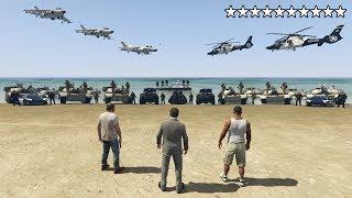 What Happens If You Get 10 Stars in GTA 5? Epic Cop Battle