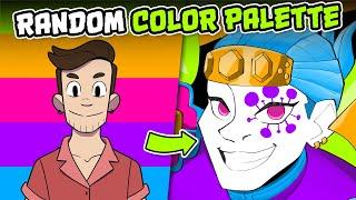 Three Artists Draw Using the SAME Color Palette