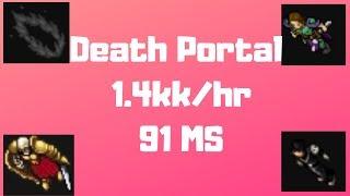 91 MS - 1.4kkhr - Spot Death Portal - Solo - Tibia