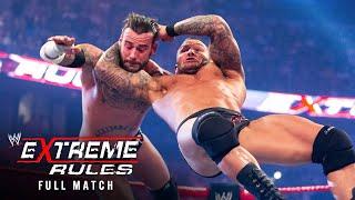 FULL MATCH — CM Punk vs. Randy Orton — Last Man Standing Match Extreme Rules 2011