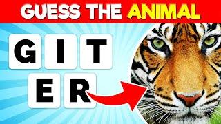 Guess the Animal by its Scrambled Name  Scrambled Letters Animal Names