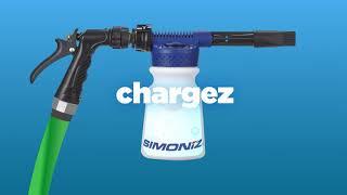 Pistolet et détergent lave-auto à super mousse de Simoniz  La nouveauté c’est chez nous