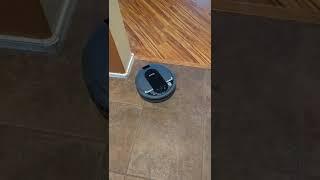 Our Robot Vacuum cleans our floors in the morning