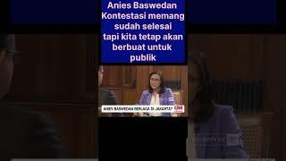 Anies Baswedan. Kontestasi selesai bukan berarti kita berhenti berbuat untuk publik