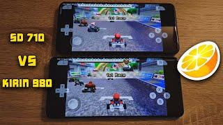 Kirin 980 vs Snapdragon 710 - Citra Emulator - Mario Kart 7  New SMB2  Super Mario 3D Land - Test