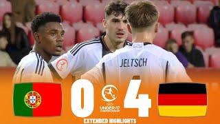 Germany vs Portugal  Highlights  U17 European Championship 17-05-2023